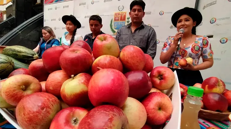 Este domingo 7 de enero se realiza la XXII Feria de la manzana, en el municipio de Pojo./ DICO SOL&Iacute;S