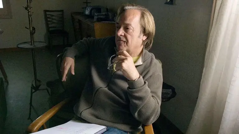 Ventura Pons, durante el rodaje de la pel&iacute;cula 'Forasters', el a&ntilde;o 2008./ EL PA&Iacute;S