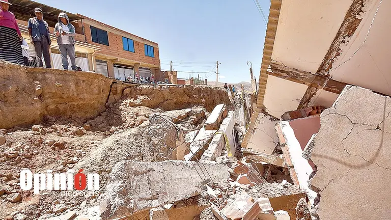 La zona de Takoloma, donde existe una falla geol&oacute;gica./ DICO SOL&Iacute;S