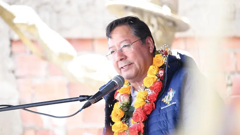 El presidente Luis Arce./ ABI