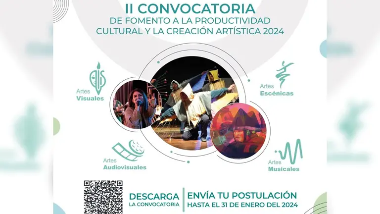 Envío de proyectos de Productividad Cultural culmina  el 31 de enero.