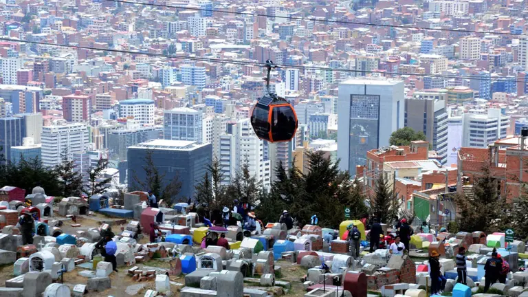 Una imagen de la ciudad de La Paz. Archivo