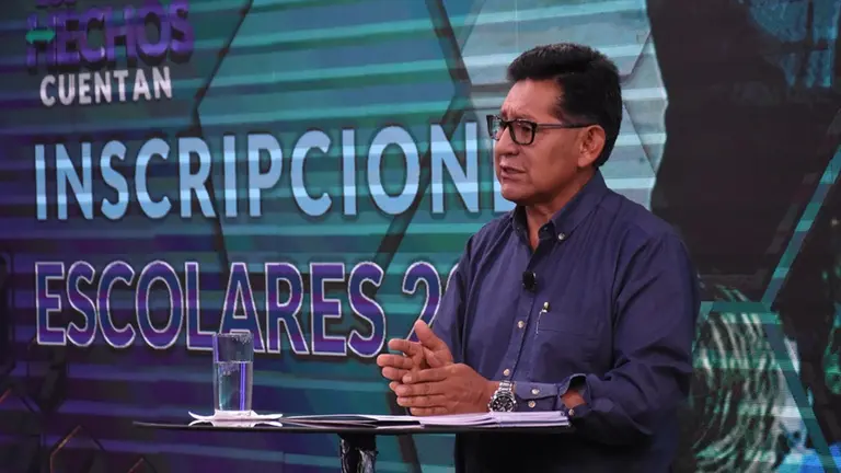 Edgar Pary, ministro de Educaci&oacute;n./ ABI