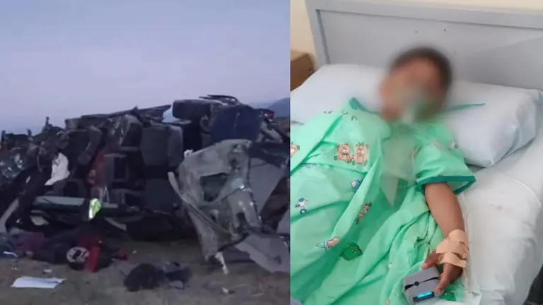 Del lado izquierdo, la tragedia que le cost&oacute; la vida a una familia boliviana que radicaba en Argentina. Del otro, Zaid Daniel, el ni&ntilde;o de 4 a&ntilde;os que sobrevivi&oacute; al desastre. RRSS
