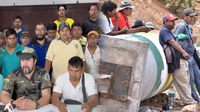 Tres conflictos en puerta: Santiv&aacute;&ntilde;ez da plazo, cocaleros viajan a Sucre y campesinos bloquean
