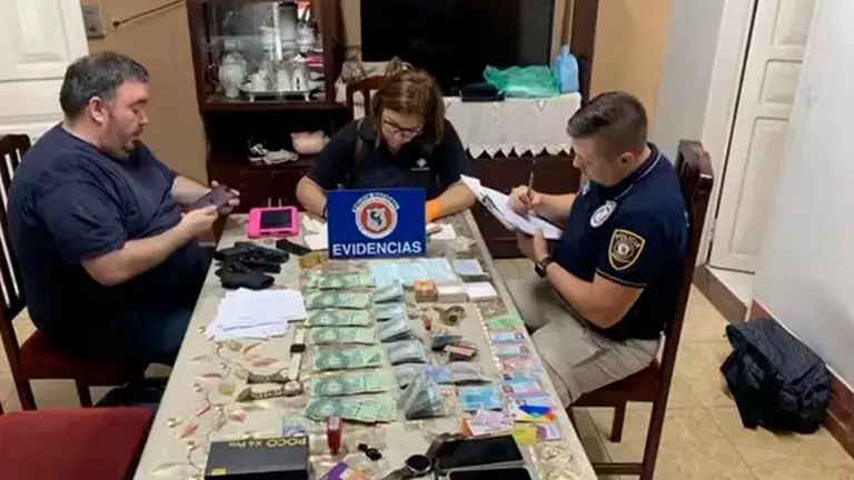 Investigaci&oacute;n y evidencia recolectada en Paraguay./ TOMADA DE INFOBAE