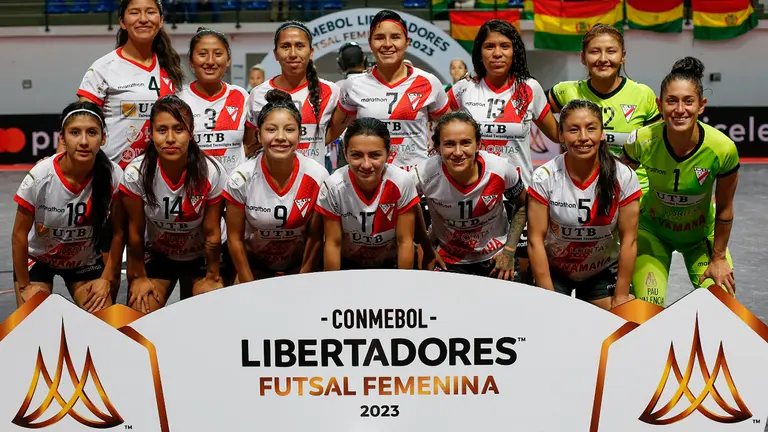 Equipo femenino Always en la Libertadores de 2023, cuando sali&oacute; subcampe&oacute;n./ CONMEBOL