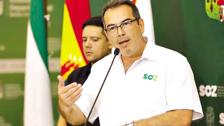 El vicegobernador de Santa Cruz, Mario Aguilera, en una foto de archivo./ ABI
