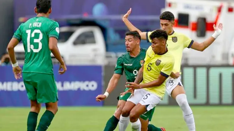 Bolivia cayó ante Ecuador en el preolímpico.