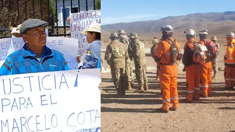 Comisi&oacute;n realiza rastrillaje en b&uacute;squeda del soldado Marcelo Cota en Oruro. FACEBOOK JORGE HUANCA/MINISTERIO P&Uacute;BLICO