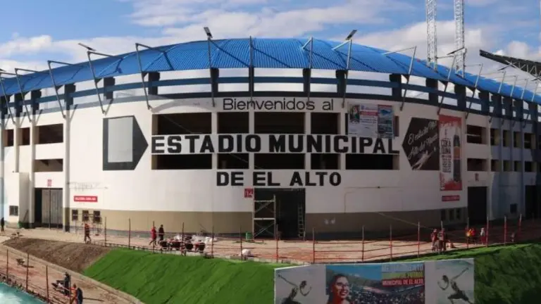 El estadio de Villa Ingenio, en El Alto. GAMEA