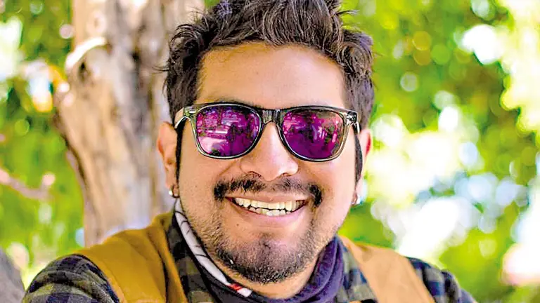 El cineasta Iverint L&oacute;pez, destacado en ese rubro en La Paz./ UNITEL