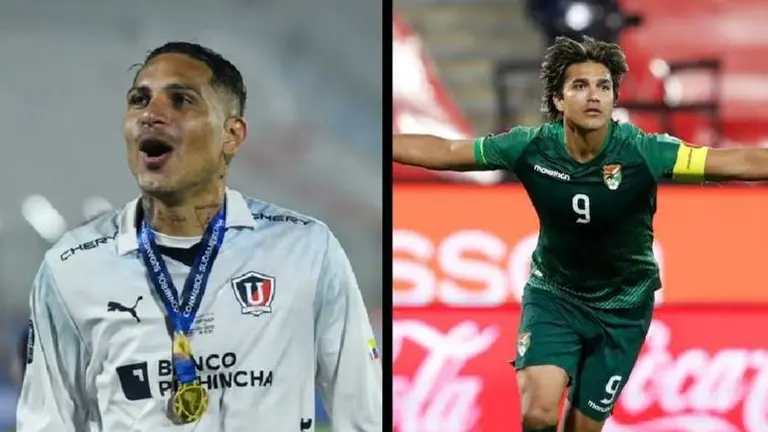 Paolo Guerrero y Marcelo Martins. Sebatián Pantoja. 