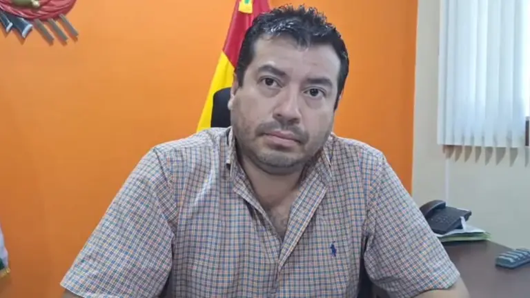 El alcalde de Portachuelo, Jimmy Carlos Hurtado, en vida.