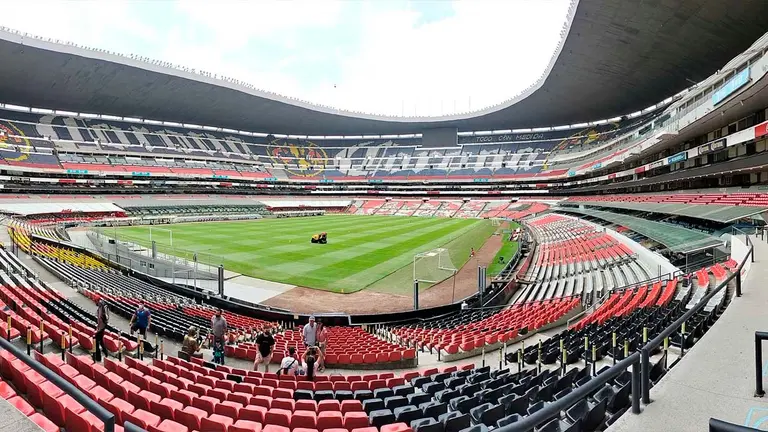 Una imagen del interior del estadio Azteca de Ciudad de M&eacute;xico. EL UNIVERSAL