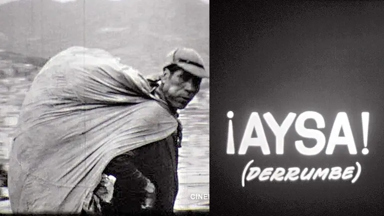 Fotogramas de los cortos  &lsquo;Revoluci&oacute;n&rsquo; y &lsquo;&iexcl;Aysa&rsquo;, realizados por Jorge Sanjin&eacute;s en los a&ntilde;os 60./ FUNDACI&Oacute;N GRUPO UKAMAU