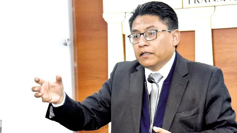 El ministro de Justicia, Iv&aacute;n Lima, en una foto de archivo./ ABI
