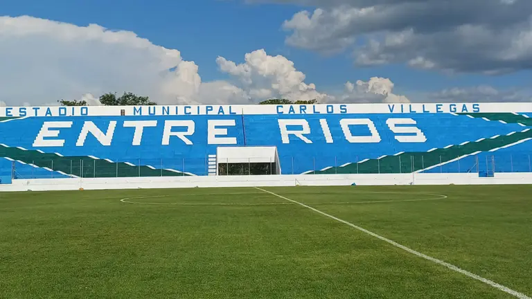 Una imagen del estadio Carlos Villegas de Entre R&iacute;os. PRENSA CLUB SAN ANTONIO DE BULO BULO