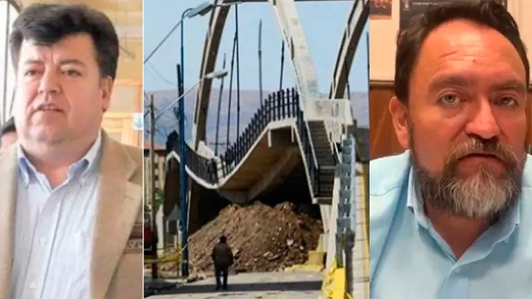 Edwin Castellanos (i), exalcalde de Cochabamba. Del otro lado, el exfuncionario Sergio Rodr&iacute;guez. ARCHIVO