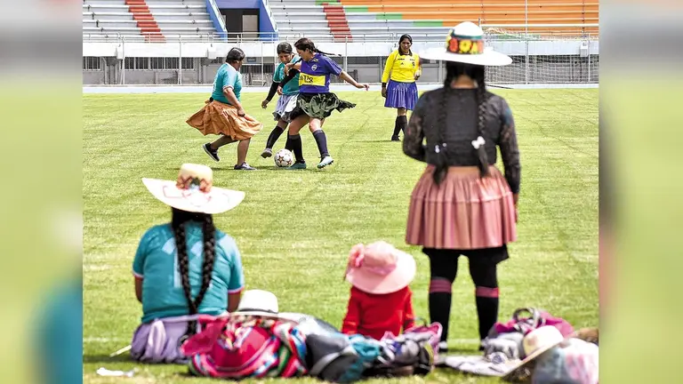 Fotografía ganadora del segundo lugar en el concurso &lsquo;Mujer boliviana en el deporte&rsquo;./ DICO SOLÍS.