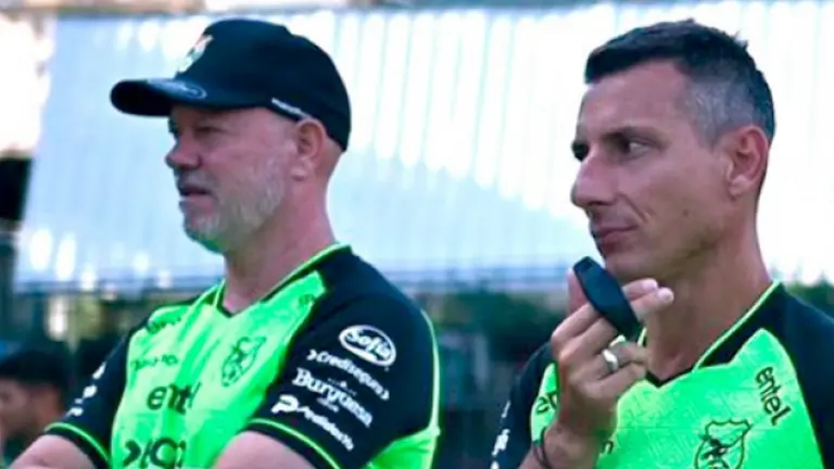 Antonio Zago (der.) habló en exclusiva con Oxígeno.bo y dio su respaldo a Pablo Escobar./ OXIGENO.BO