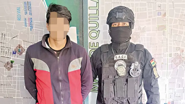 Jhonny G.A., procesado por violaciones en Vinto, Cochabamba./ POLIC&Iacute;A
