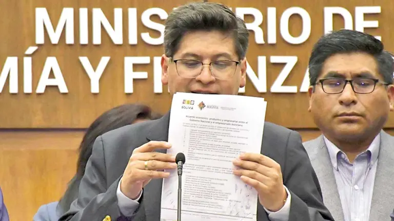 El ministro de Econom&iacute;a, Marcelo Montenegro./ APG