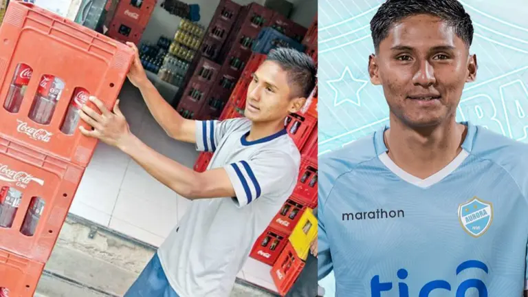 El antes y despu&eacute;s del cochabambino Dar&iacute;o Torrico, elemental en Aurora.