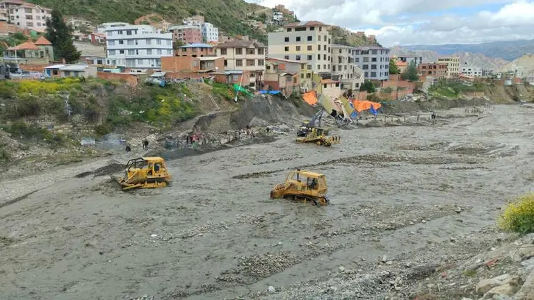 Afectaci&oacute;n por lluvias en La Paz. MINISTERIO DE DEFENSA
