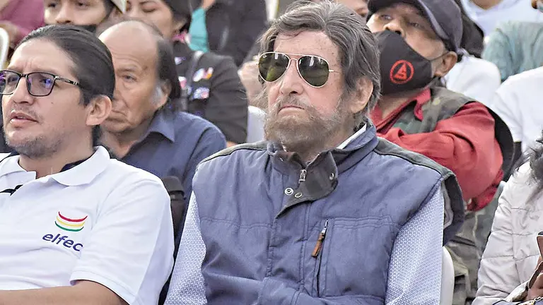 El director de cine y guionista boliviano Jorge Sanjin&eacute;s./ DICO SOL&Iacute;S