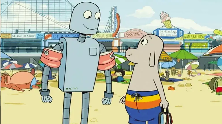 Los protagonistas de la pel&iacute;cula animada "Mi amigo robot"./ LA CUARTA