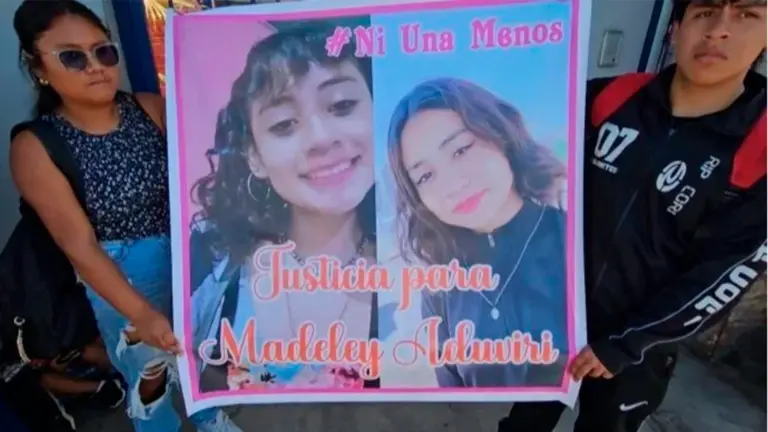Manifestaciones por el asesinado de Madeley Aduviri en Chile. Foto: RRSS