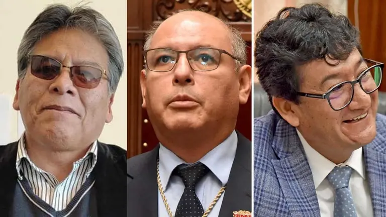 Zenón Bacarreza, Ricardo Torres y Juan Carlos Berrios./ ERBOL