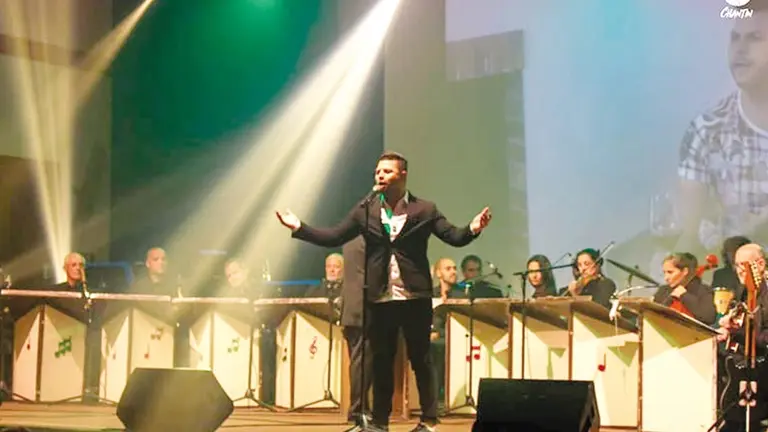 Un artista en el escenario principal del festival internacional./ MUSICOPRO