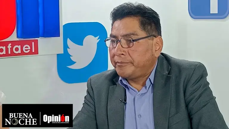El abogado penalista, en Buena Noche de Opini&oacute;n Bolivia./ CAPTURA DE VIDEO