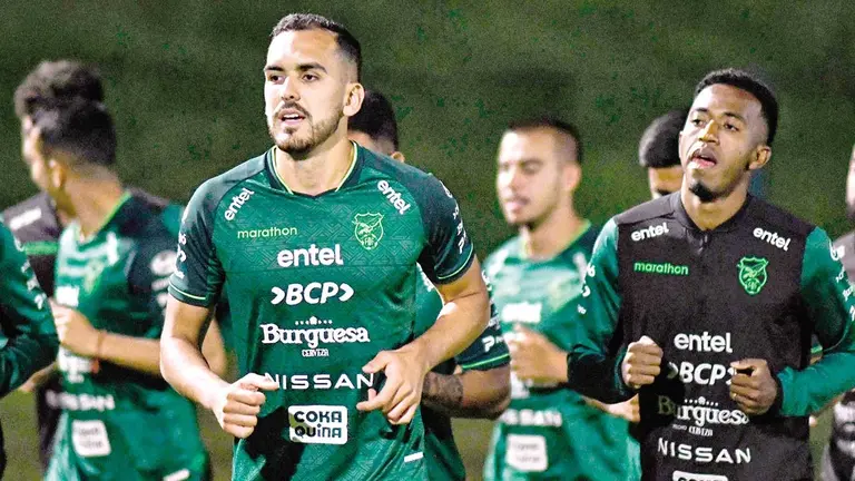 Entrenamiento de la selecci&oacute;n nacional./ FBF