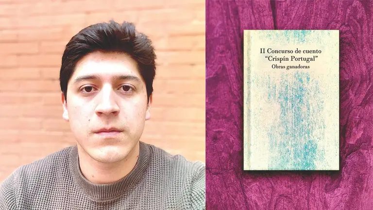 El ganador de la segunda versión del concurso de cuento Crispín Portugal./ CORTESÍA