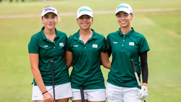 Golfistas nacionales, en un evento deportivo. FBG