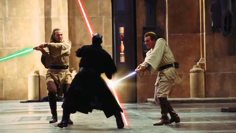 Un fotograma de Star Wars I: La Amenaza Fantasma. CAPTURA