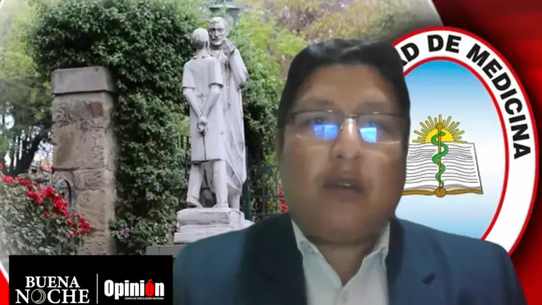El epidemi&oacute;logo Yersin Mamani, en Buena Noche. CAPTURA DE VIDEO