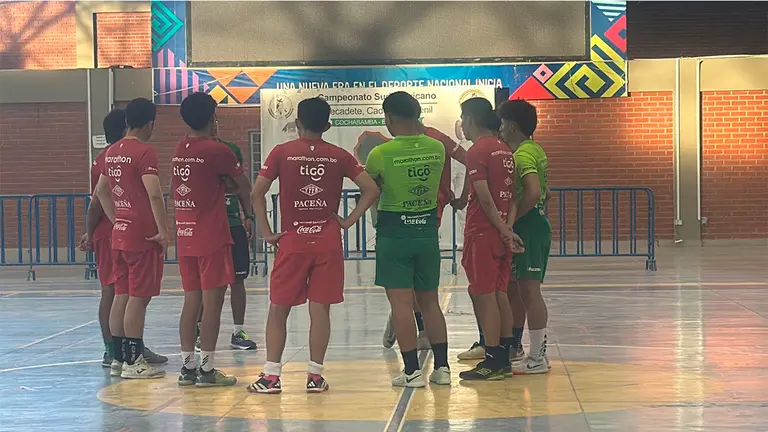 Entrenamiento pasado del combinado nacional./ CNF