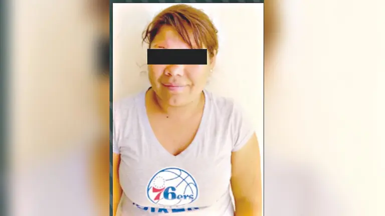 Litzi Erika A.C., detenida por lesiones graves y leves./ POLICÍA