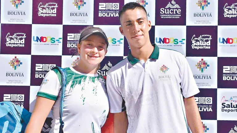 Trigosso (i) y Muñoz (d) jugarán por una dorada./ VICEMINISTERIO DE DEPORTES