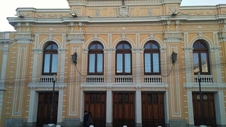 Teatro Municipal Alberto Saavedra Pérez de la ciudad de La Paz./ RRSS