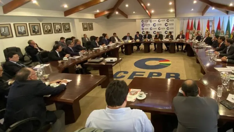 Empresarios, reunidos en un encuentro anterior. CEPB
