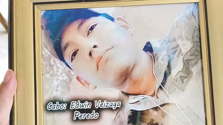 Edwin Veizaga Peredo, soldado fallecido el 26 de diciembre de 2023 en un cuartel de San Matías, en Santa Cruz./ MARIELA COSSÍO