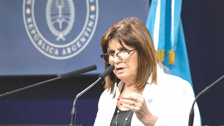 La ministra de Seguridad de Argentina, Patricia Bullrich, realizó declaraciones en el caso Irán./ GOBIERNO ARGENTINA