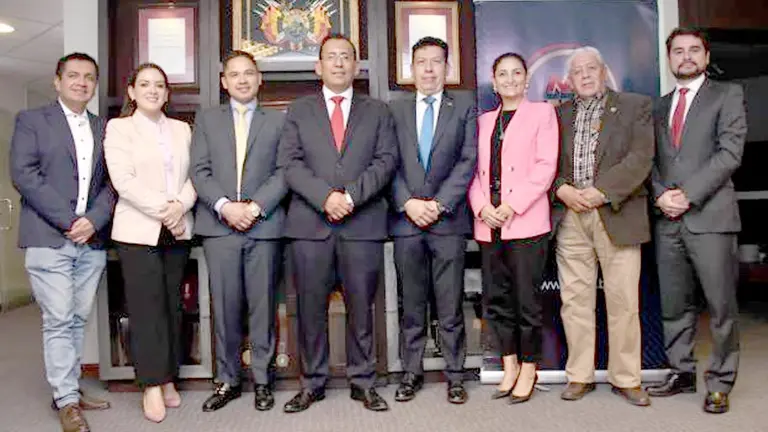 La directiva de la Cámara Nacional de Industrias (CNI)./ OXIGENO.BO