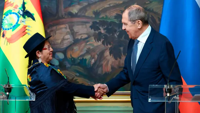 a canciller boliviana, Celinda Sosa, se encuentra en Mosc&uacute; donde se ha reunido con el ministro de Relaciones Exteriores de Rusia, Sergu&eacute;i Lavrov. Ministerio Relaciones Exteriores Rusia