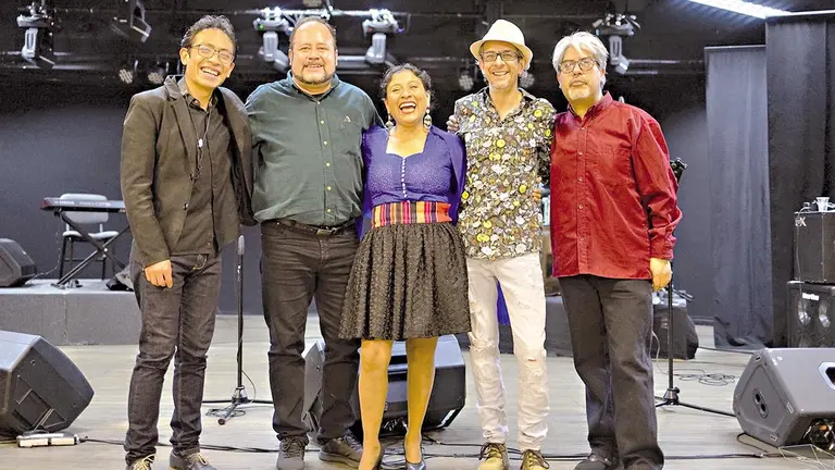 El grupo Aymuray en una presentación musical./ CORTESÍA